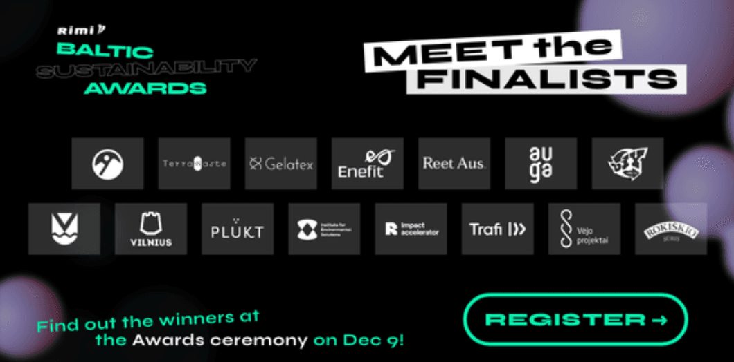 Baltic Sustainability Awards vizualizācija