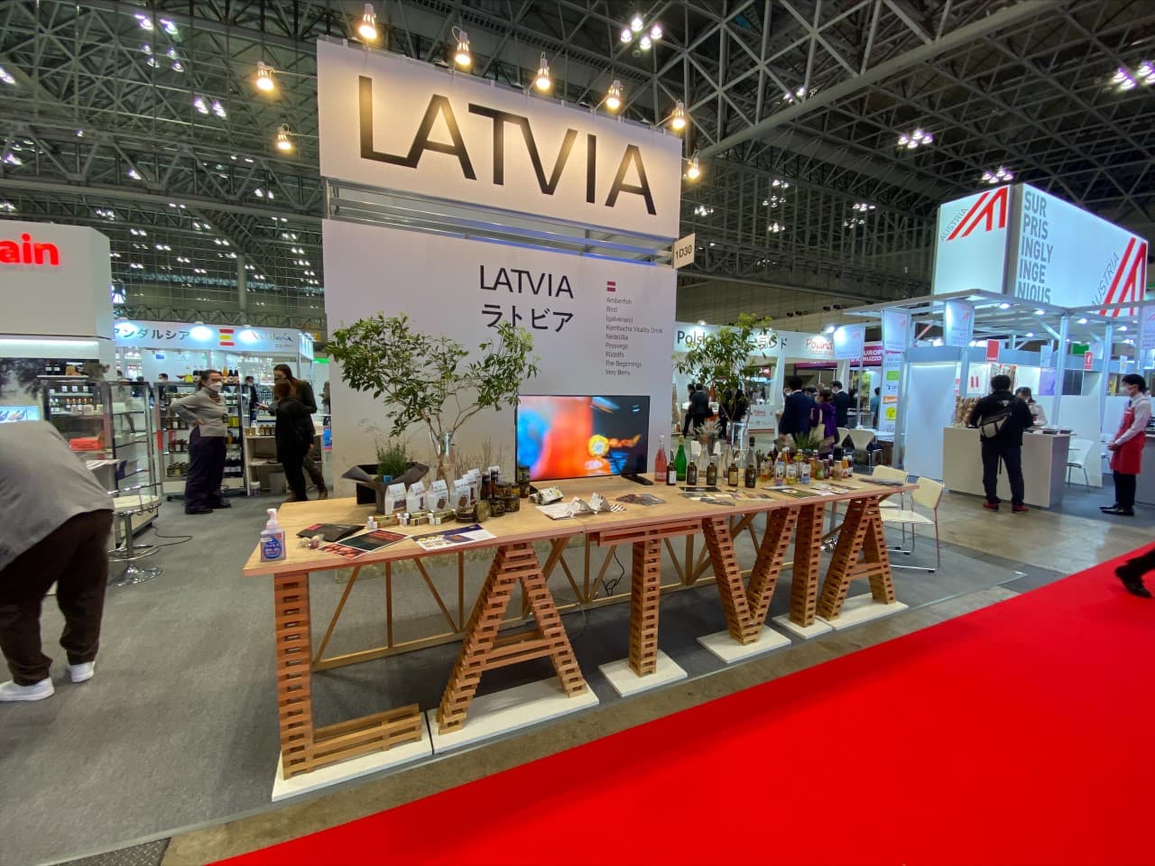 Latvijas stends izstādē