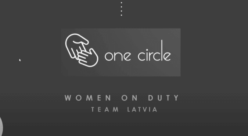 One circle lietotnes vizualizācija 