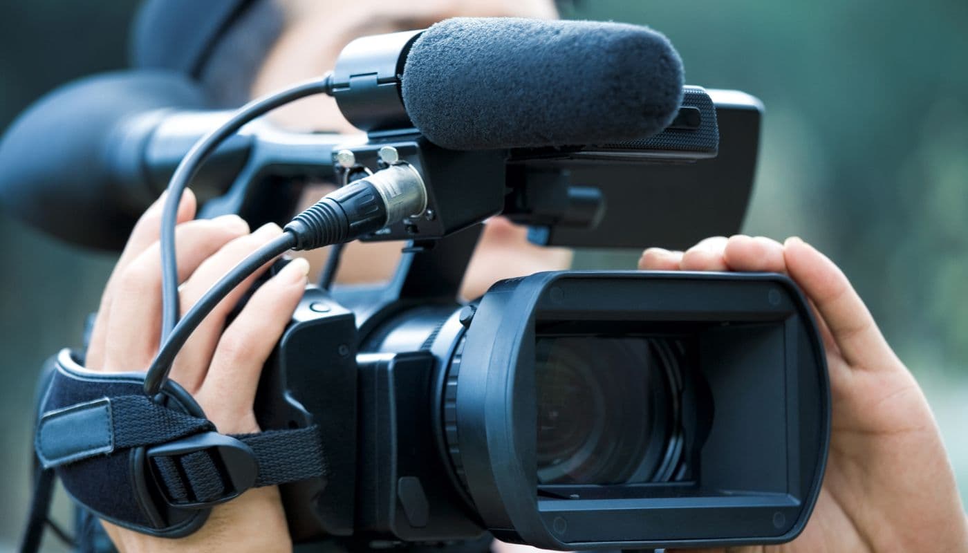 Kino operatora kameras foto