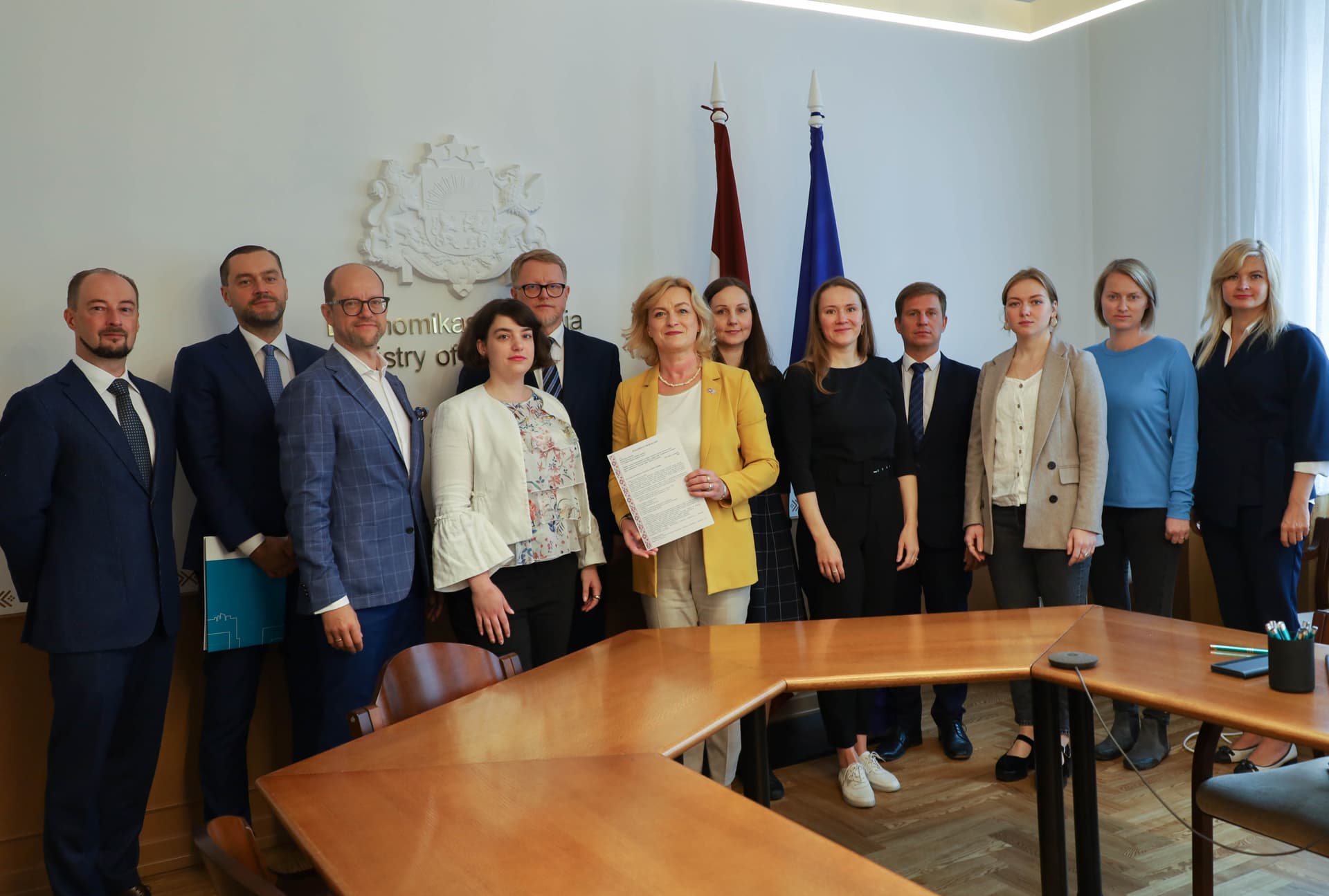 Startup memoranda parakstīšanas foto