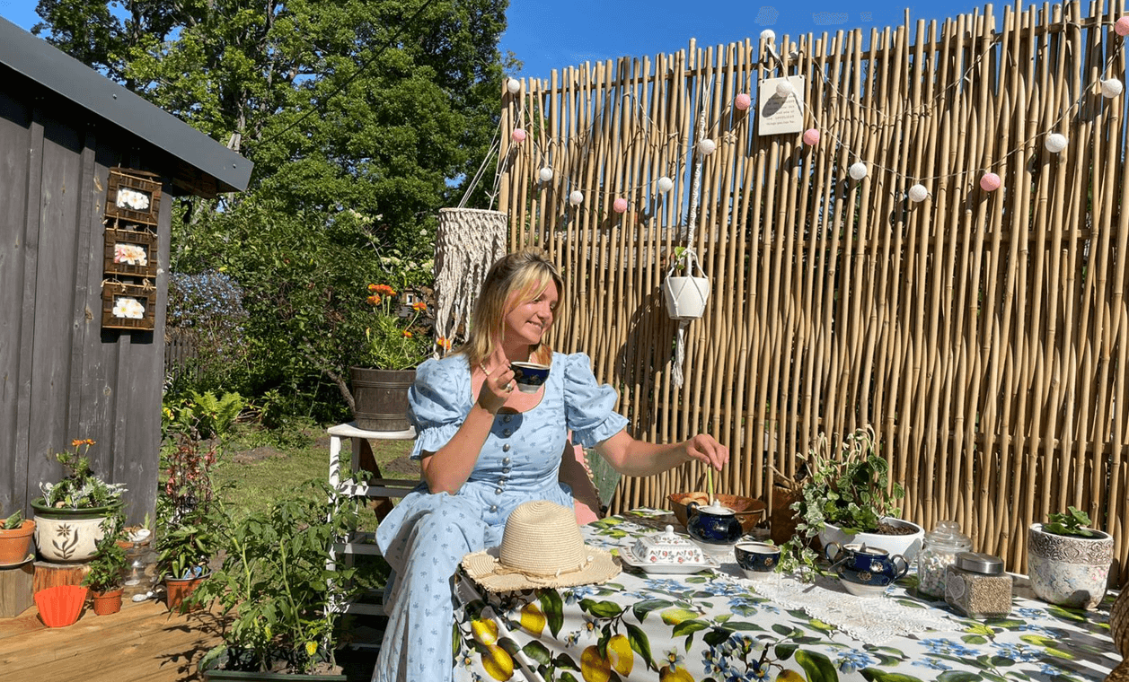 Mājas kafejnīcu dienu foto