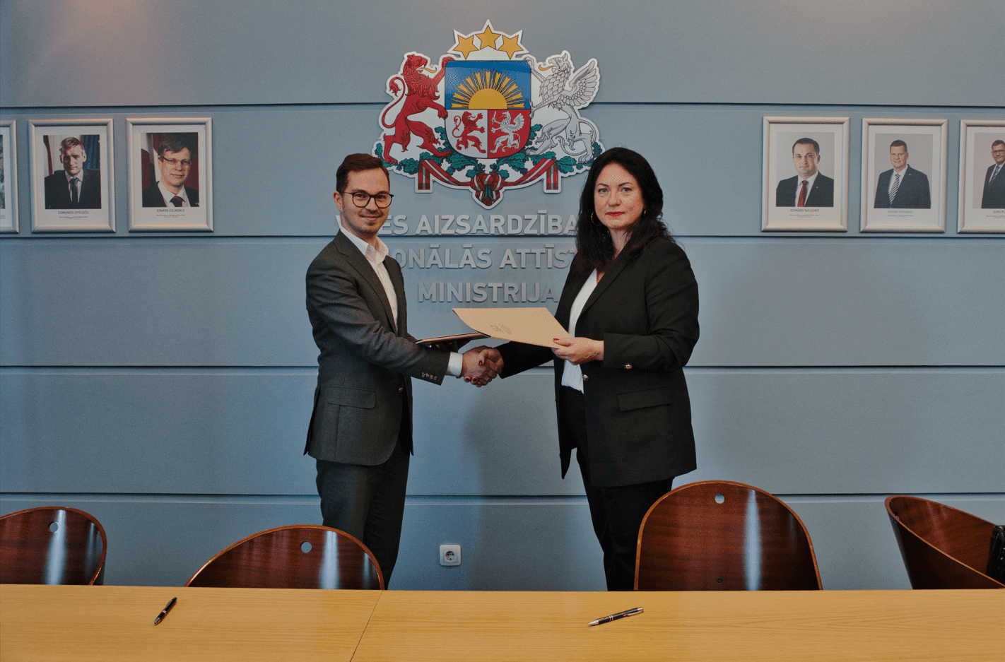 Artūra Toma Pleša un Ivetas Mietules foto