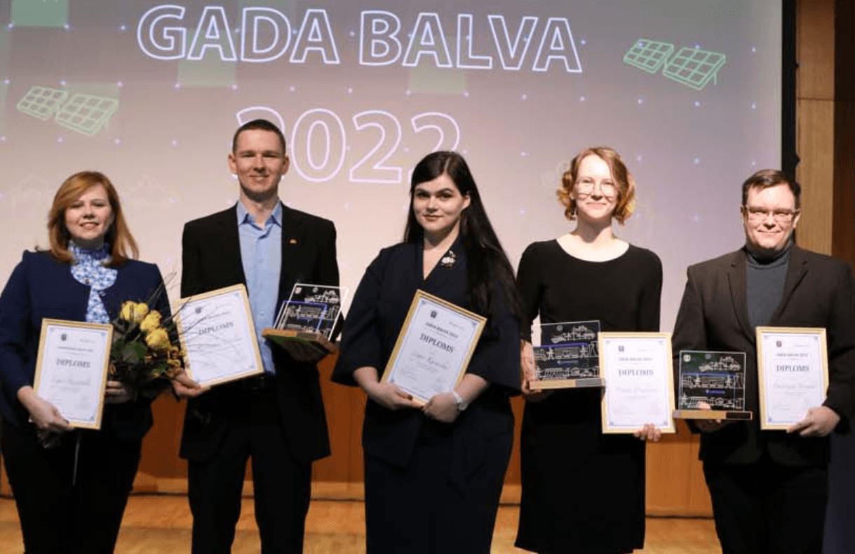 Gada balva enerģētikā laureātu foto