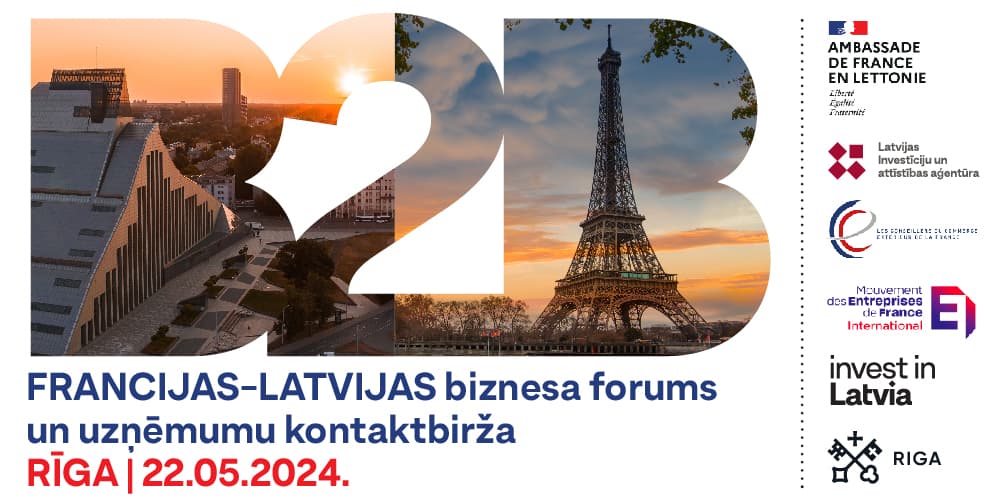 Pasākuma vizualizācija: Latvijas – Francijas Biznesa forums Pasākuma vizualizācija