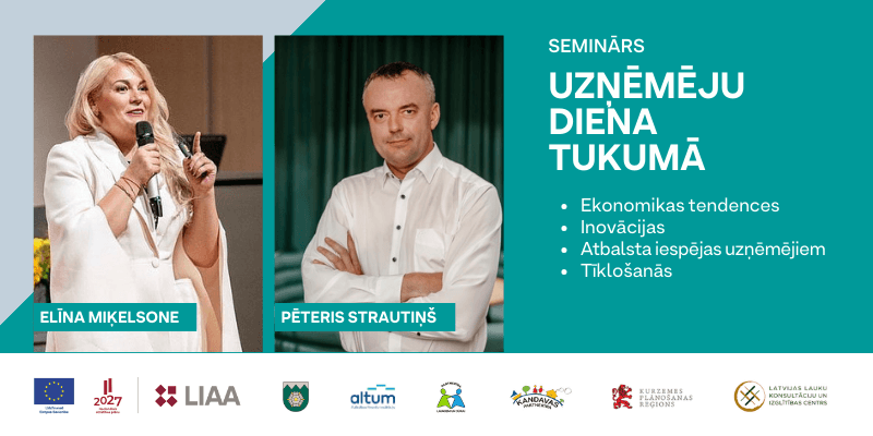 "Uzņēmēju diena Tukumā" Pasākuma vizualizācija