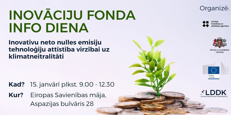Notiks ES Inovāciju fonda Info diena