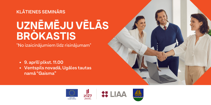 Uzņēmēju vēlās brokastis Ventspils novada uzņēmējiem