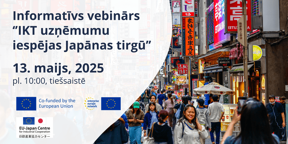 Notiks vebinārs “IKT uzņēmumu iespējas Japānas tirgū“
