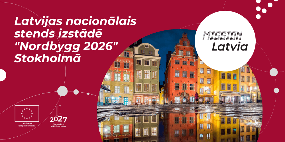 Latvijas nacionālais stends izstādē Stokholmā