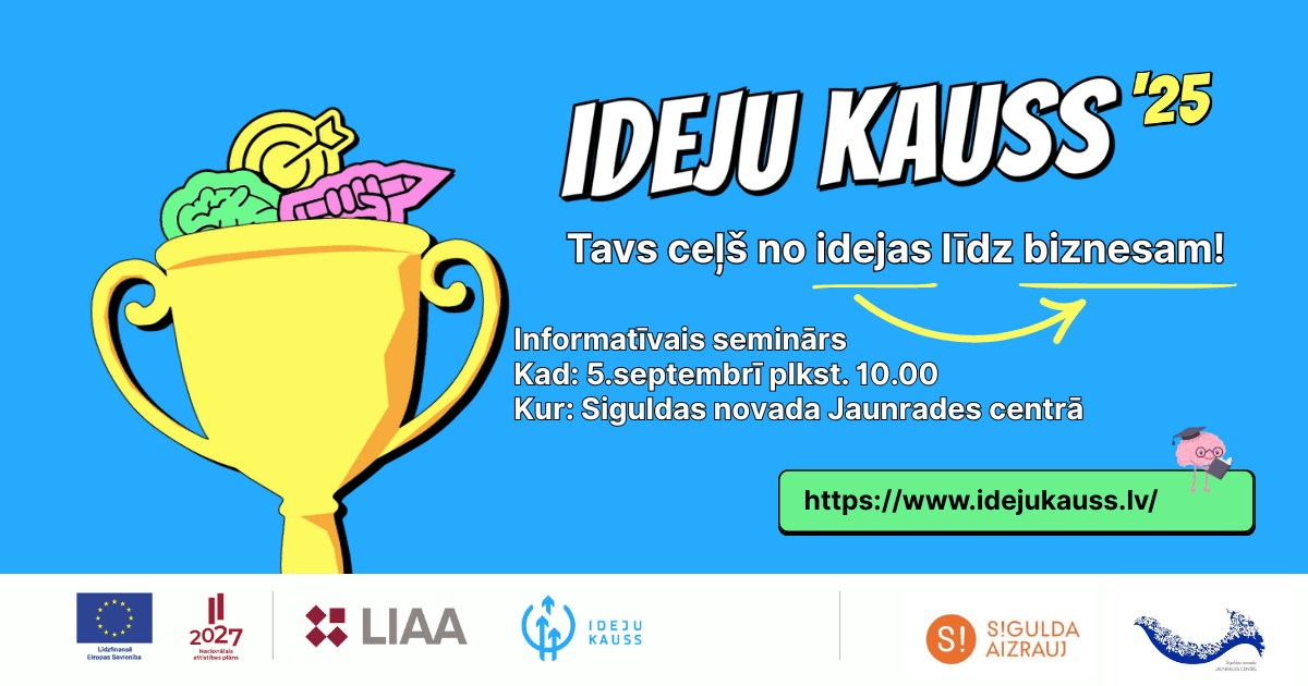 Iedvesmas pasākums par "Ideju Kauss 2025"