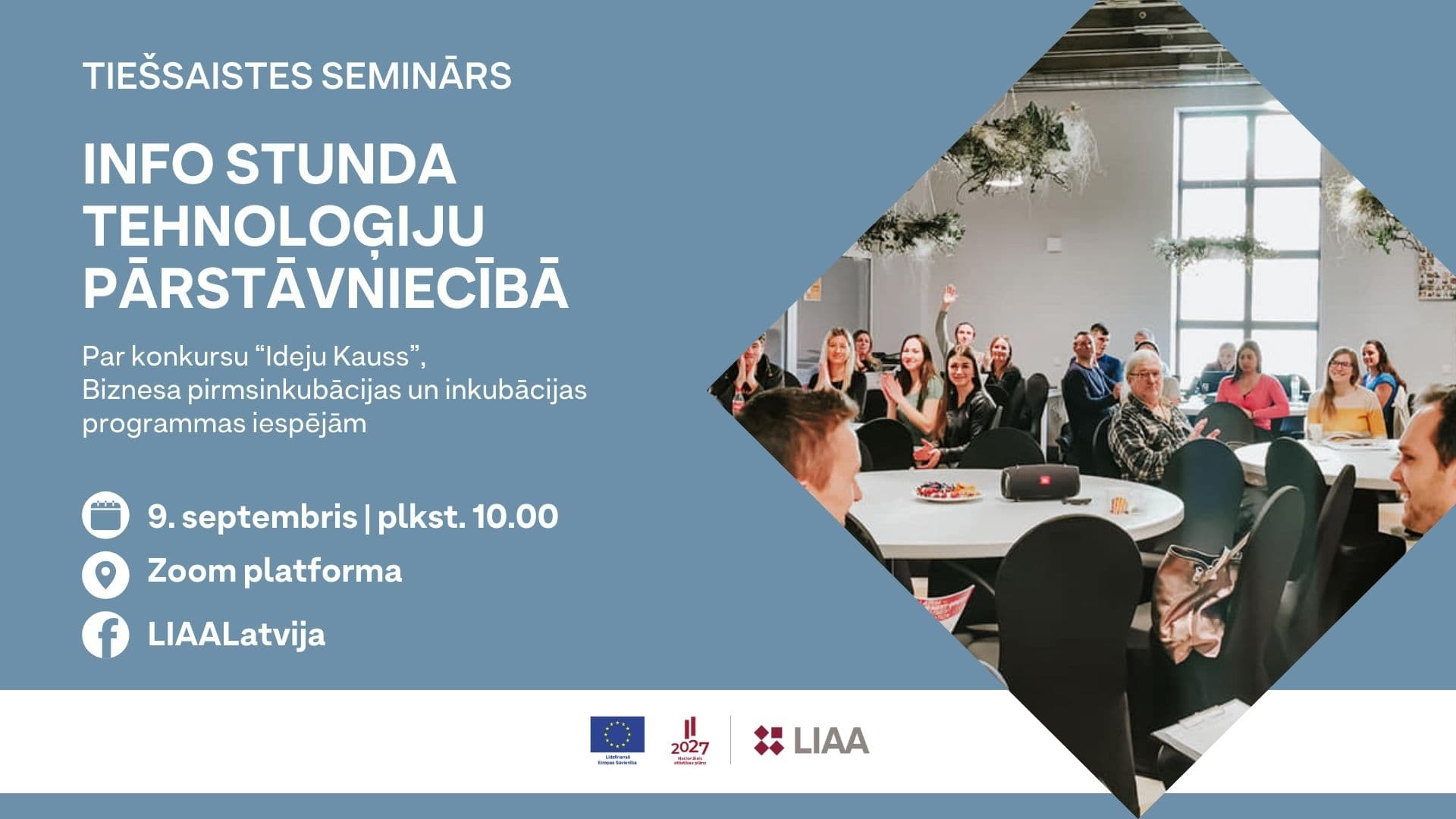 Info stunda Tehnoloģiju pārstāvniecībā