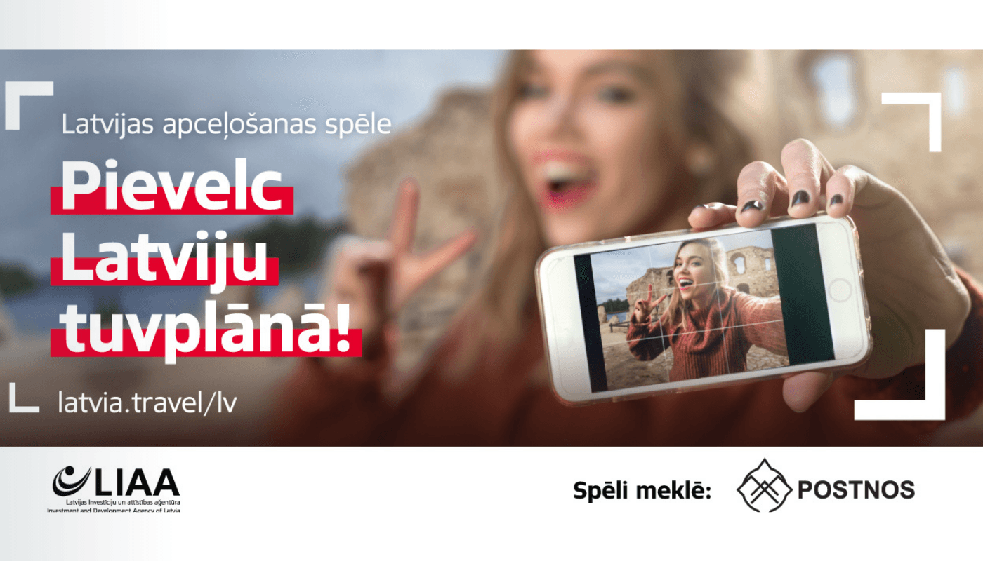 LIAA: tiek piedāvāta Latvijas apceļošanas spēle “Pievelc Latviju tuvplānā!”
