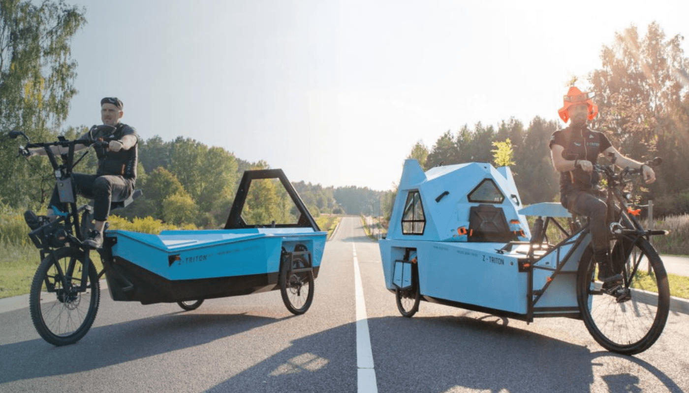 Z-TRITON e-velo amfībija