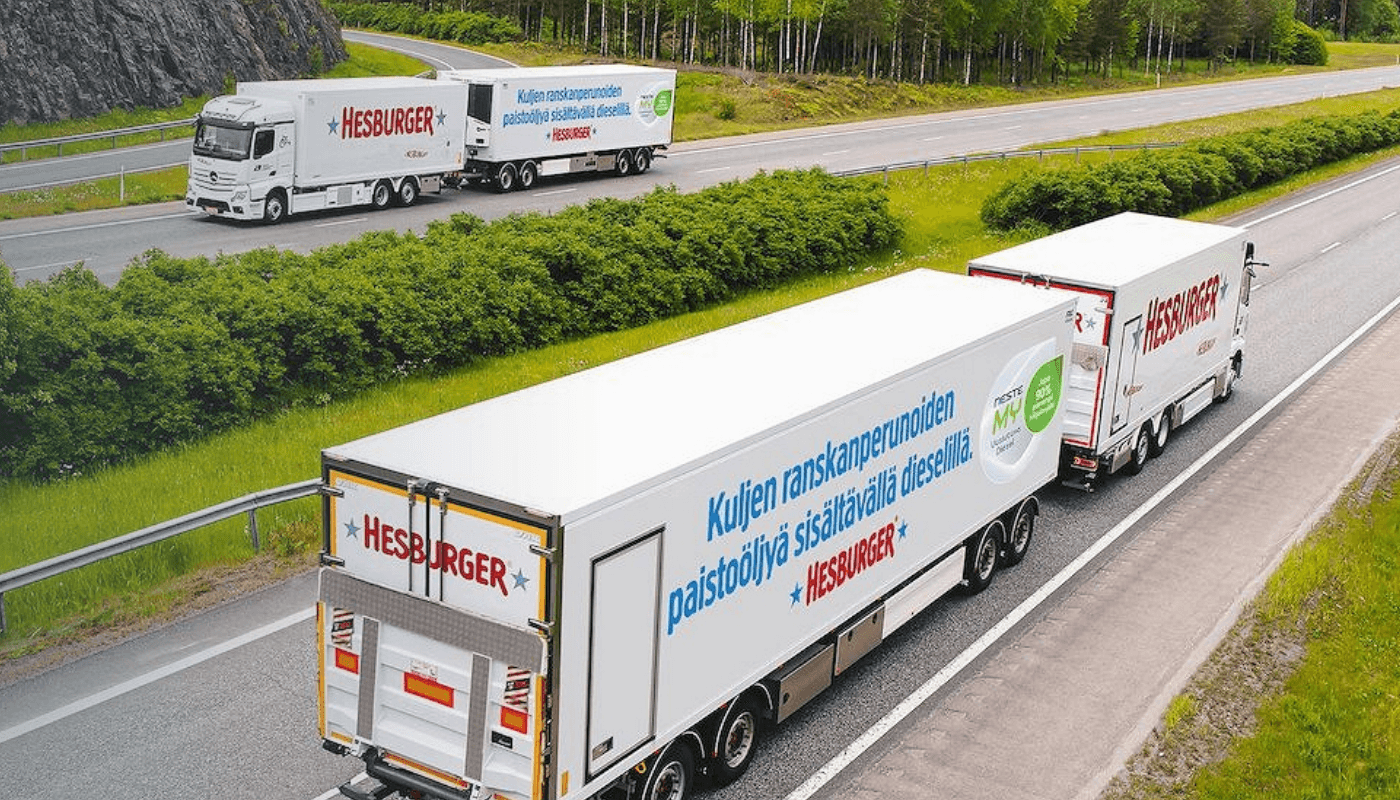 Hesburger kravas mašīnas