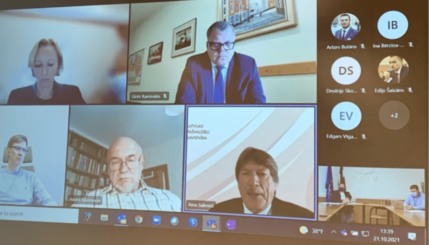 Ekonomikas ministrijas un Latvijas Pašvaldību savienības tiešsaistes sanāksme