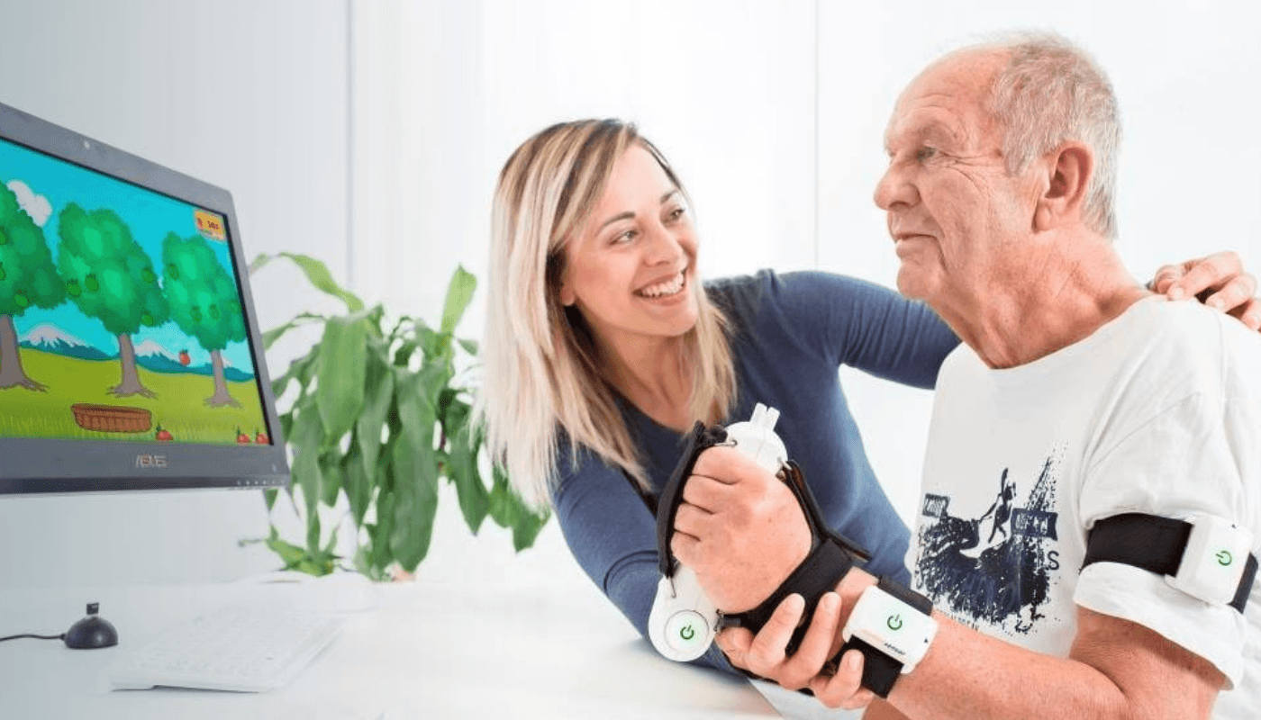 Austrijas ražotāja "Tyromotion" rehabilitācijas sistēma "PABLO"