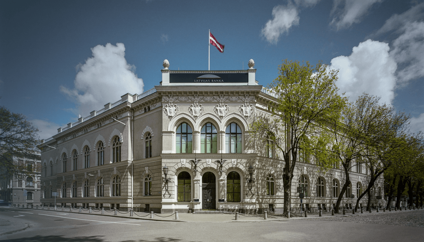 Latvijas Bankas centrālās ēkas foto