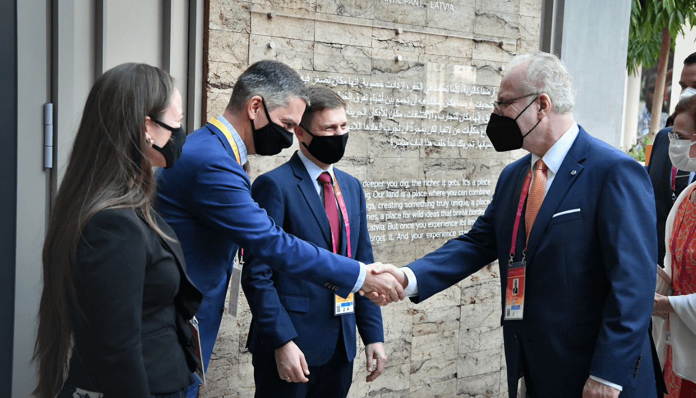 Latvijas delegācija EXPO Dubaijā