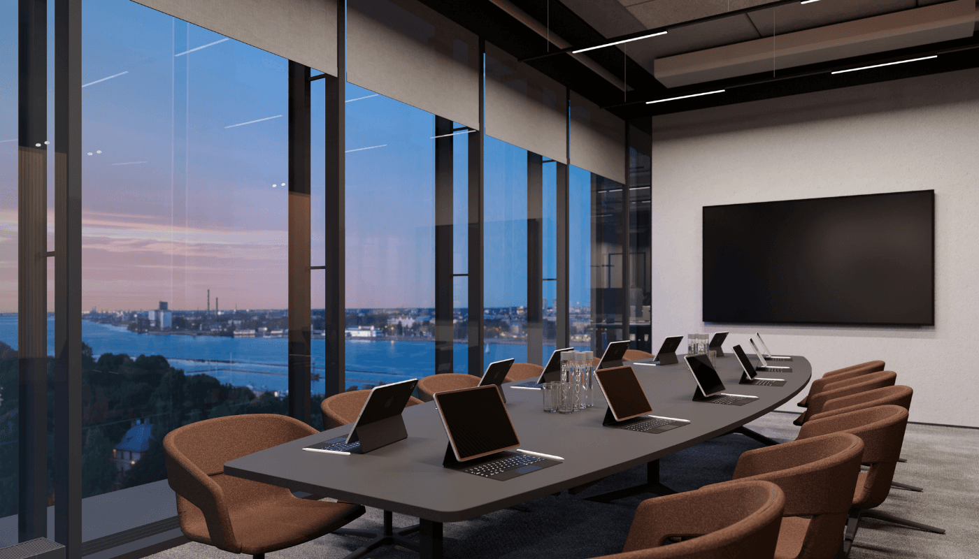 Biroja projekta vizualizācija