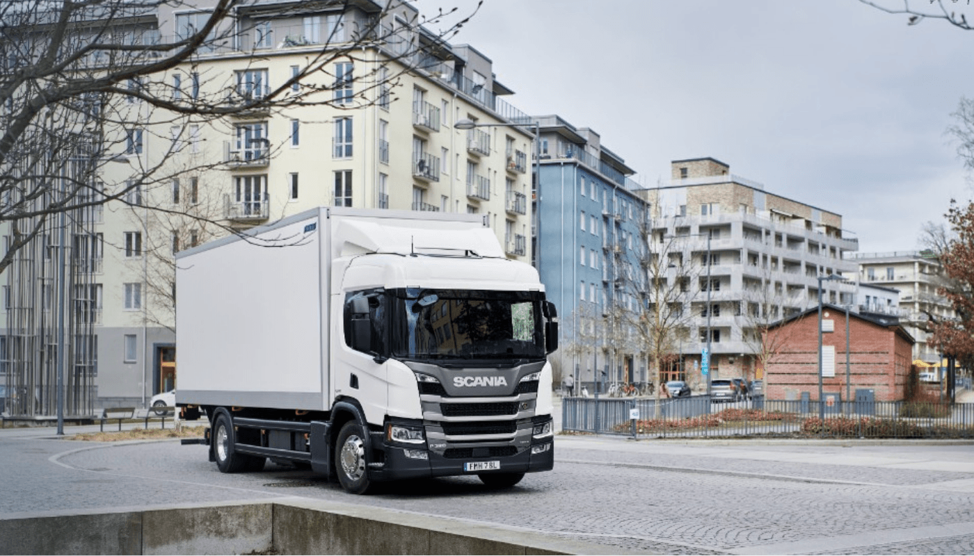 Scania elektro kravas auto foto