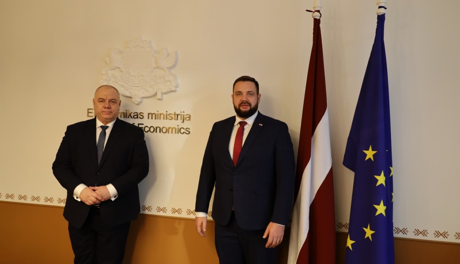 Jaceka Sasina un Jāņa Vitenberga foto