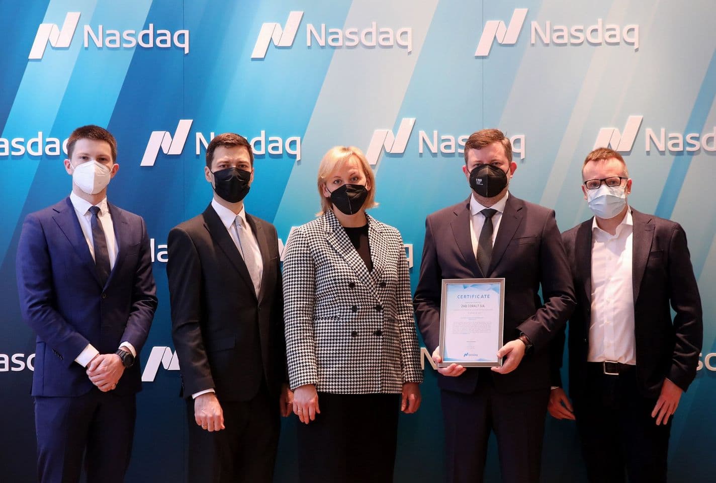 COBALT un Nasdaq Riga pārstāvju foto