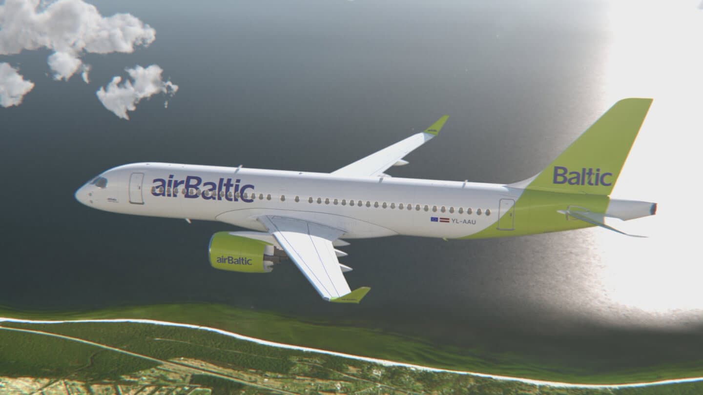 airBaltic lidmašīnas foto