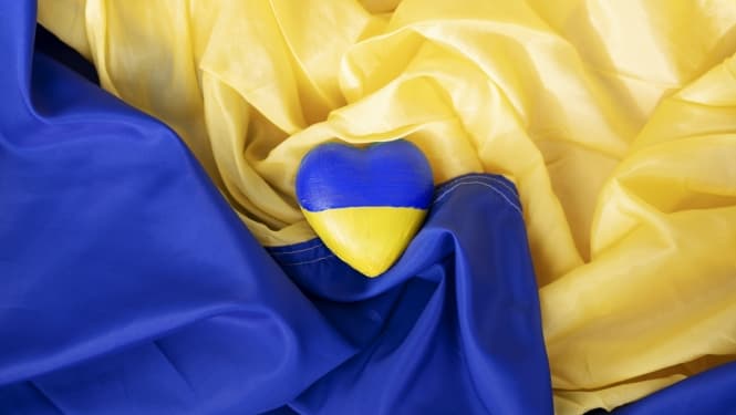 Ukrainas karoga foto