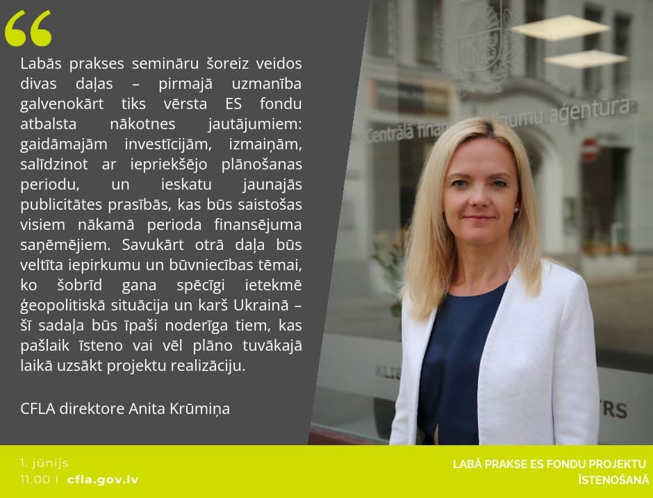 CFLA direktore Anita Krūmiņa