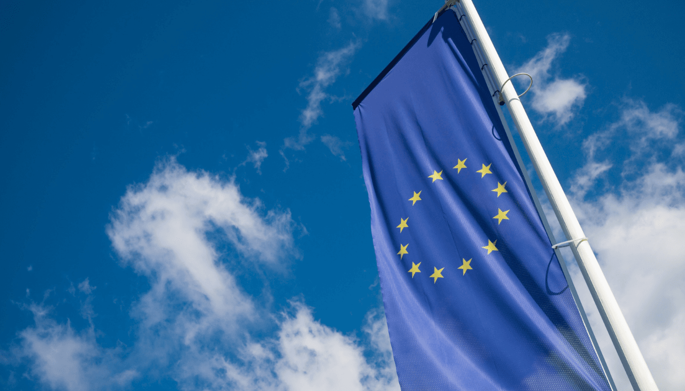 Eiropas Savienības karoga foto