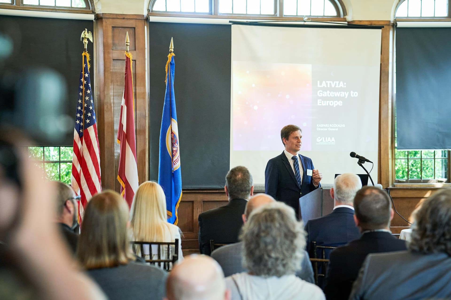 Biznesa pieņemšana ASV