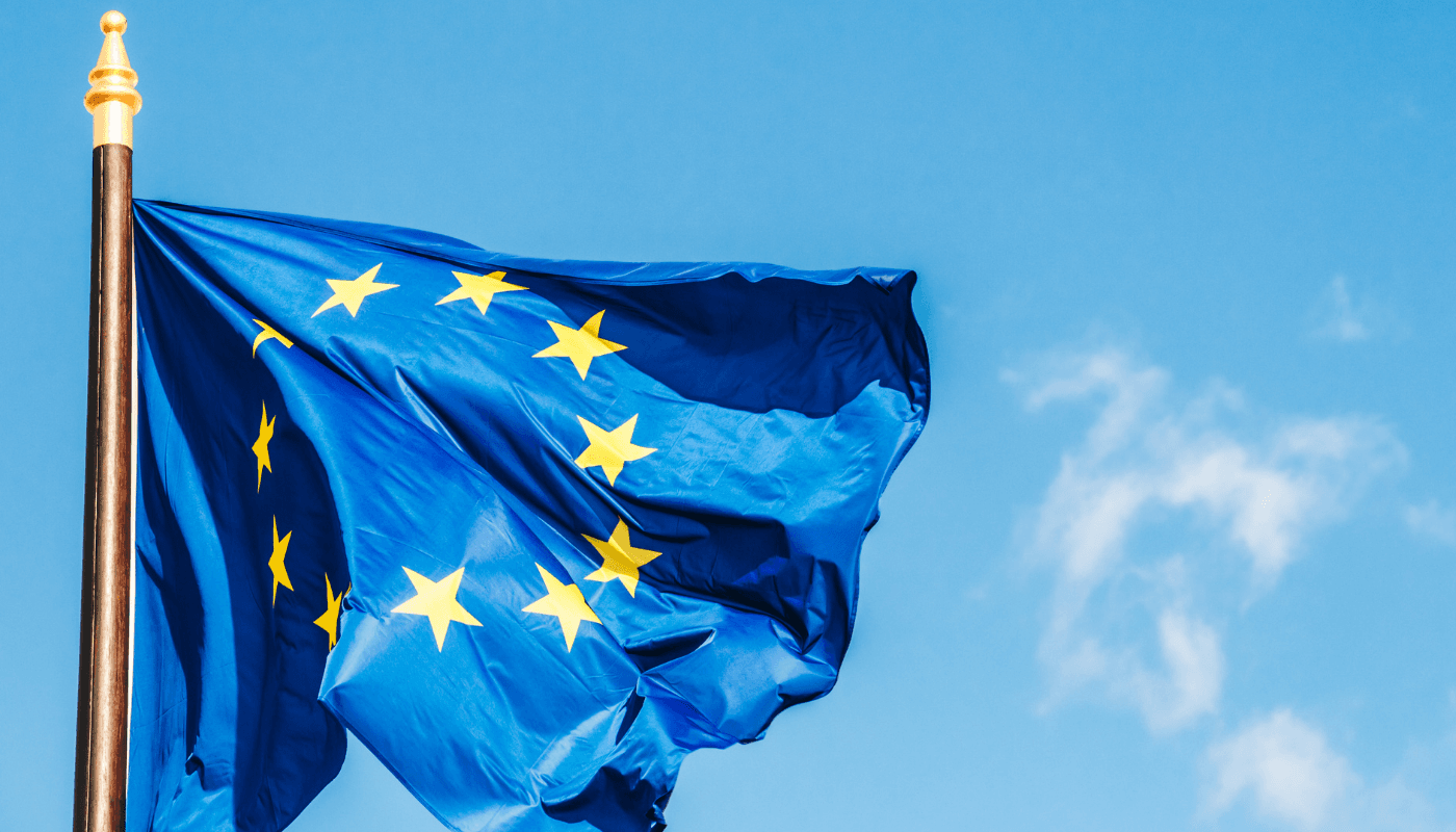 Eiropas Savienības karoga foto