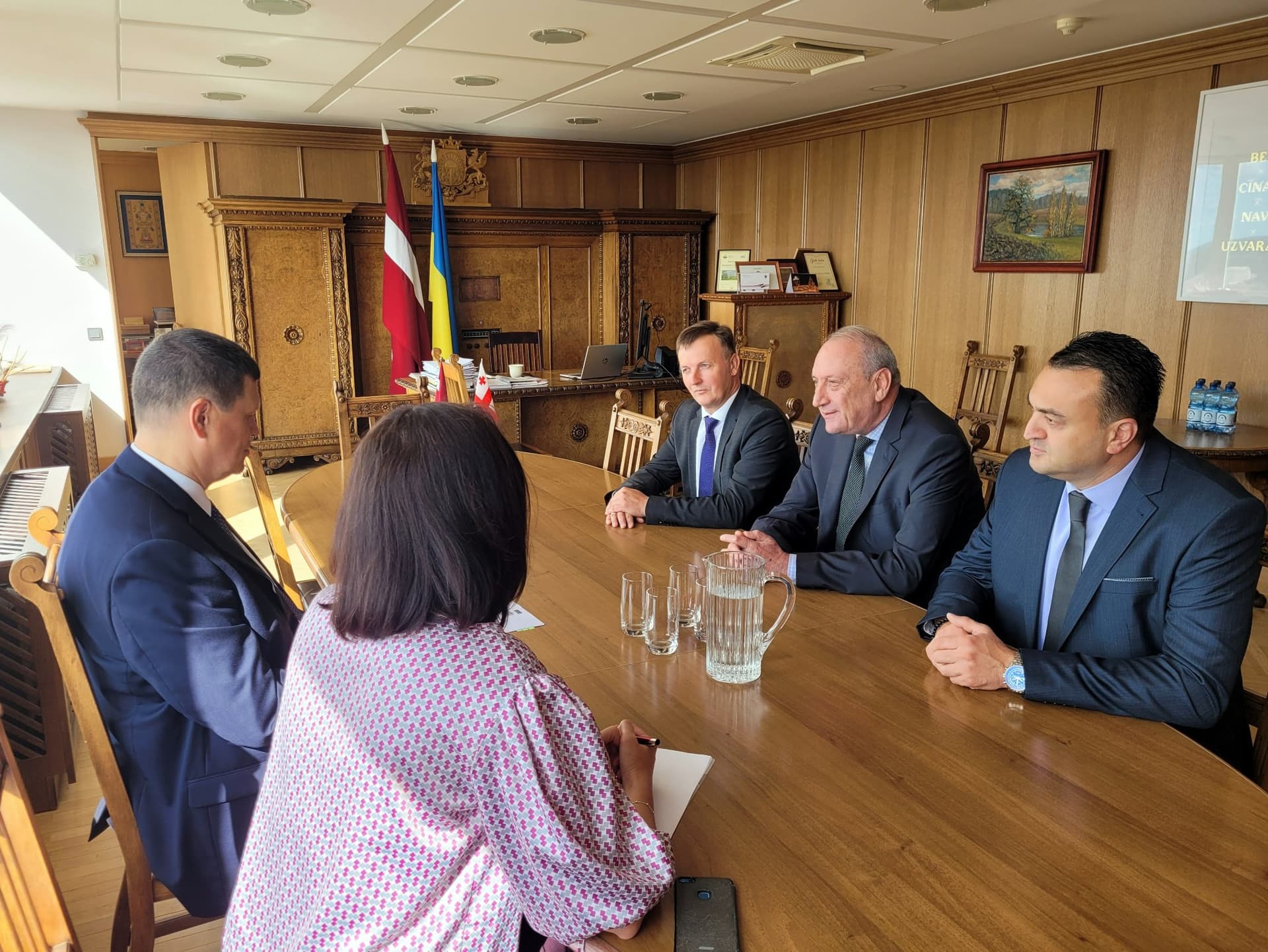 Gruzijas delegācijas vizīte Zemkopības ministrijā