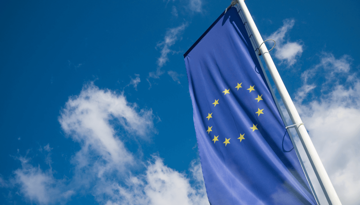 Eiropas Savienības karoga foto