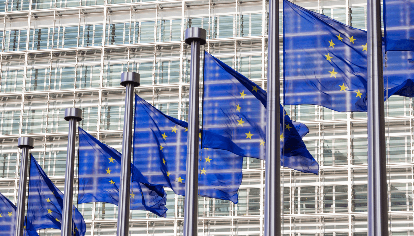 Eiropas Savienības karogu foto