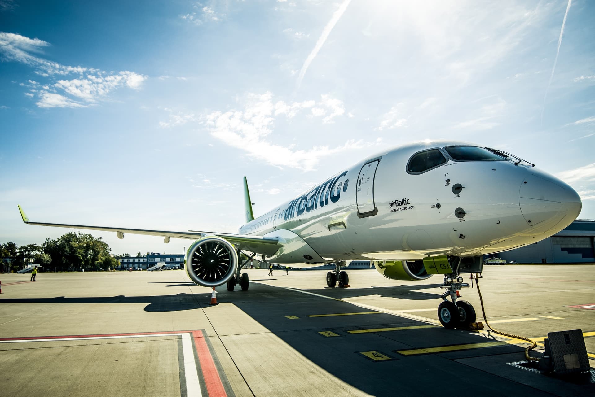 airBaltic lidmašīnas foto