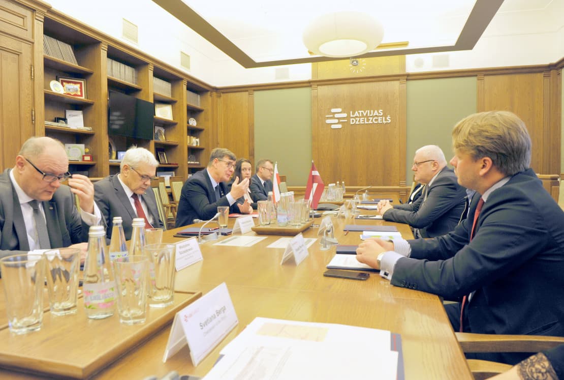 Latvijas dzelzceļa un Polijas dzelzceļa organizāciju pārstāvju tikšanās foto