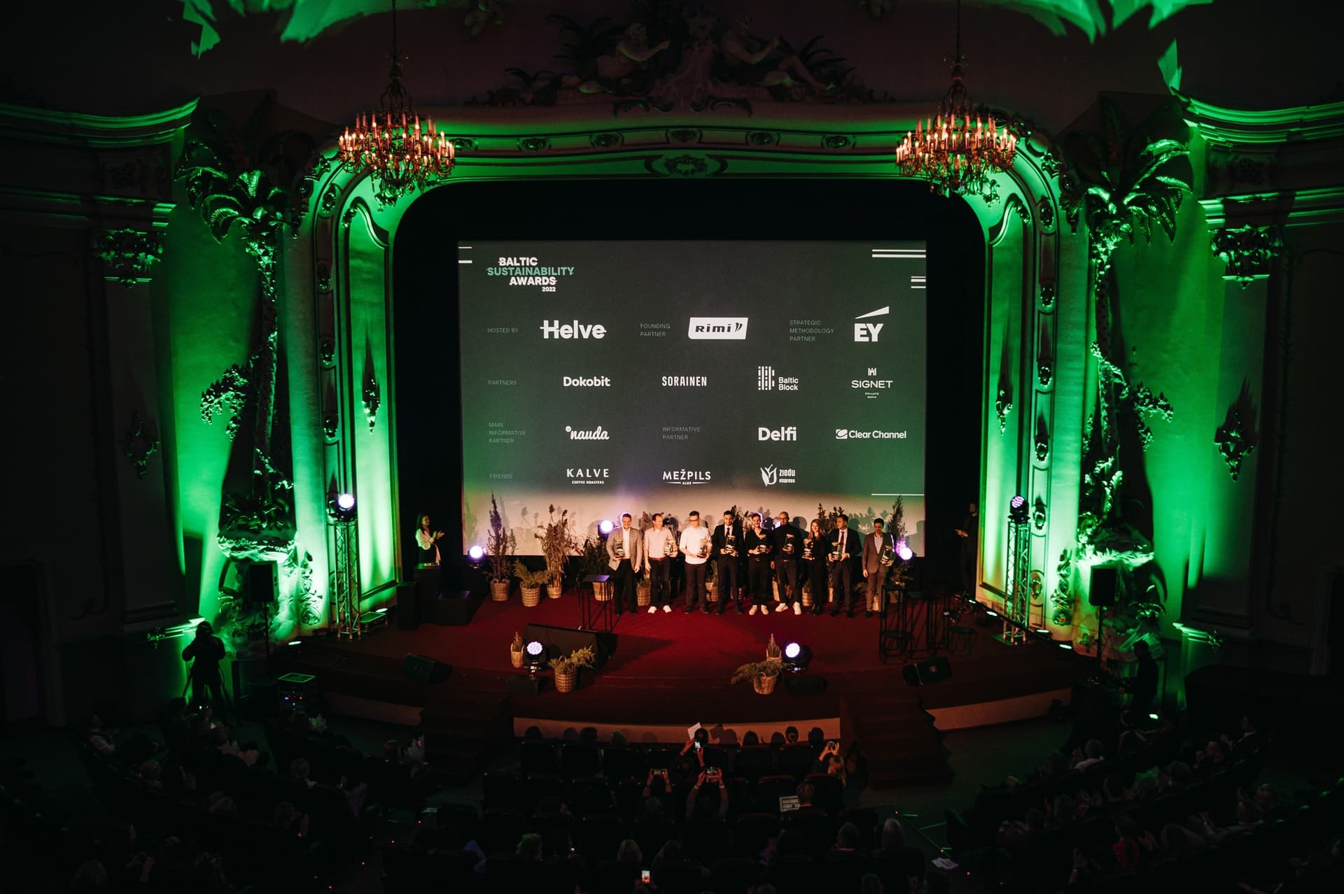 Baltijas Ilgtspējas un inovāciju balvas apbalvošanas ceremonijas foto