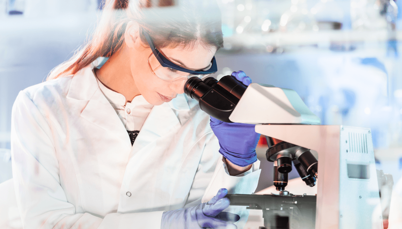 Pētniecības darbinieka foto