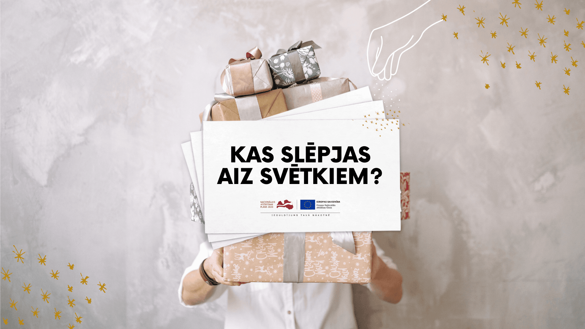 LIAA Biznesa inkubatoru Ziemassvētku kampaņas vizualizācija