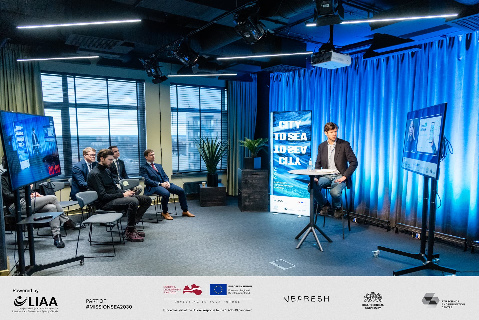 City to Sea atklāšanas pasākuma foto