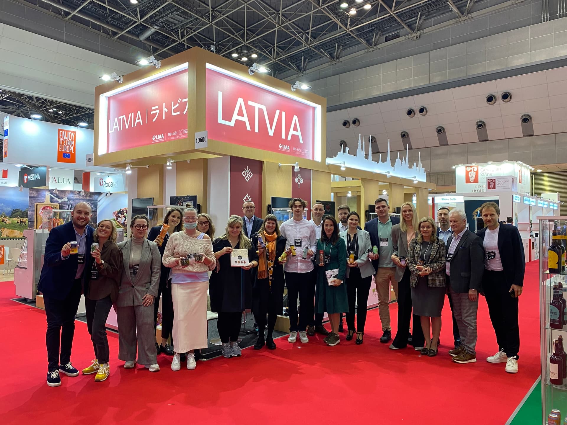 Latvijas uzņēmumu delegācija pārtikas nozares izstādē Foodex Japānā