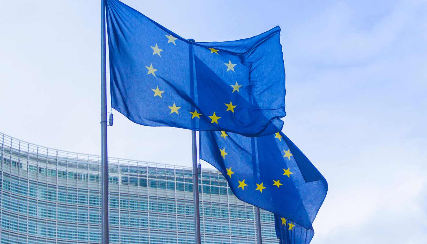 Eiropas Savienības karoga foto