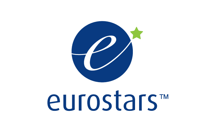 Eurostars logo vizualizācija
