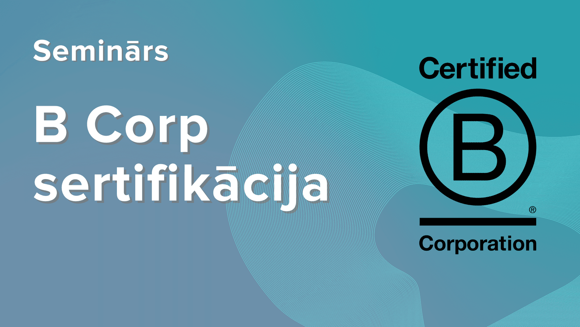 B Corp sertifikācija Vizuāls materiāls