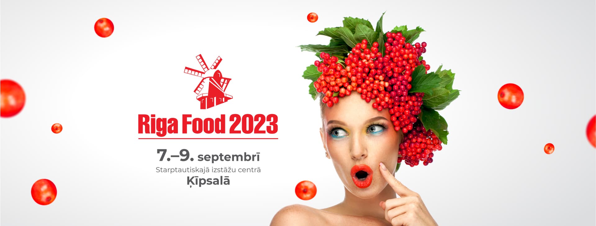 Izstādes Riga Food 2023 vizualizācija Pasākuma vizualizācija