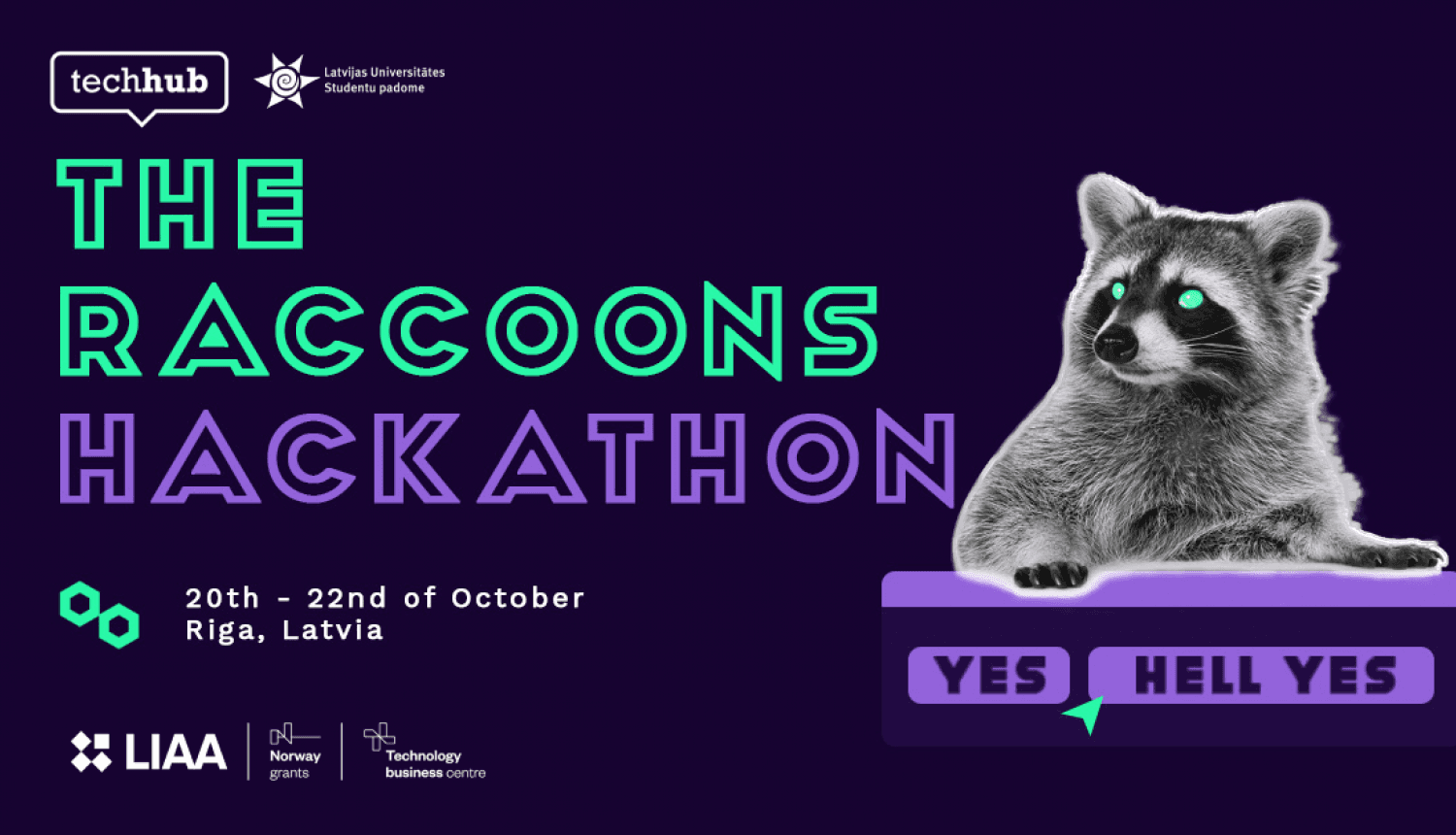 Ilustratīvs attēls: The Raccoons hakatons Ilustratīvs attēls
