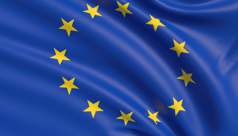 Ilustratīvs attēls: Eiropas Savienības karogs Eiropas Savienības karoga foto