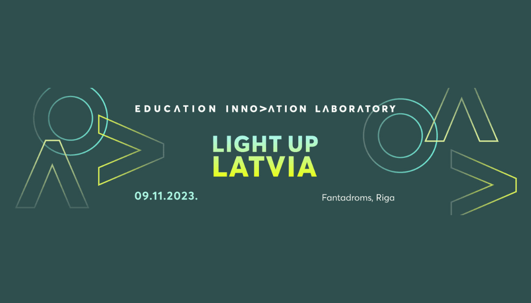 Ilustratīvs attēls: konference Light Up Latvia Pasākuma vizualizācija